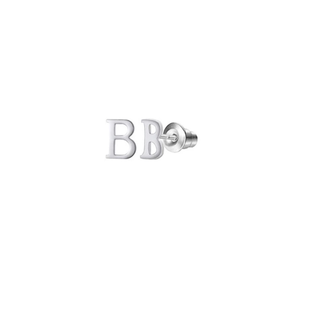 Letter B Stud Earrings